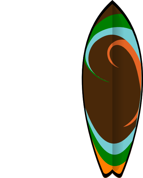 480x598 Hawaiian Surfboard Clipart Clipart Kid 2