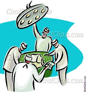 280x300 Doctors In Surgery Vector Clip Art