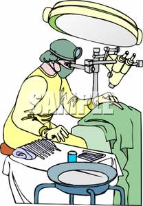 208x300 Clip Art Of Performong Surgery Doctor Cliparts