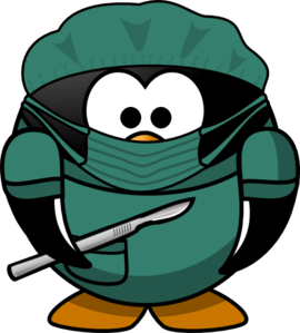 270x299 Penguin Surgeon Clip Art