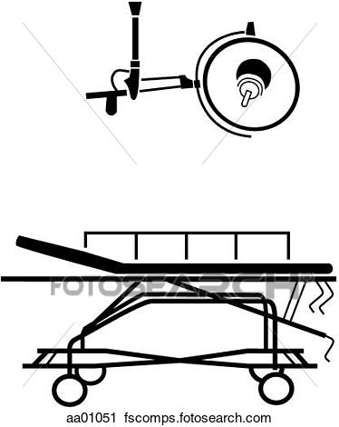 374x470 Clipart Of Surgical Tablelamp Aa01051