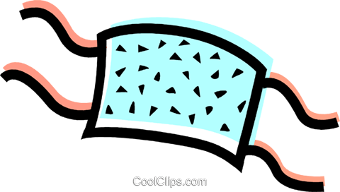 480x272 Surgical Masks Royalty Free Vector Clip Art Illustration Vc068757