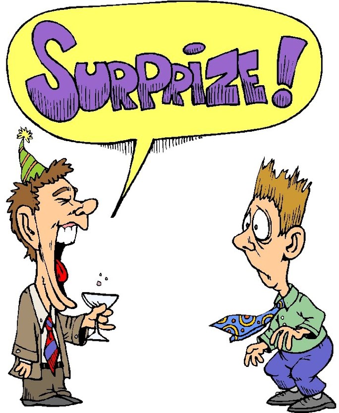 684x834 Birthday Surprise Clipart