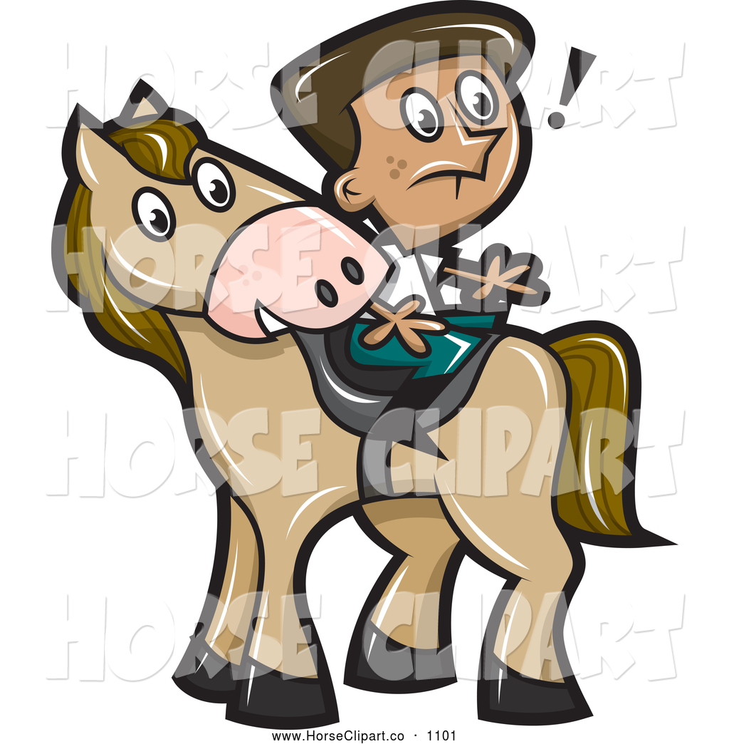 1024x1044 Clip Art Of A Surprised Boy Sitting Backwards On A Horse By Jtoons