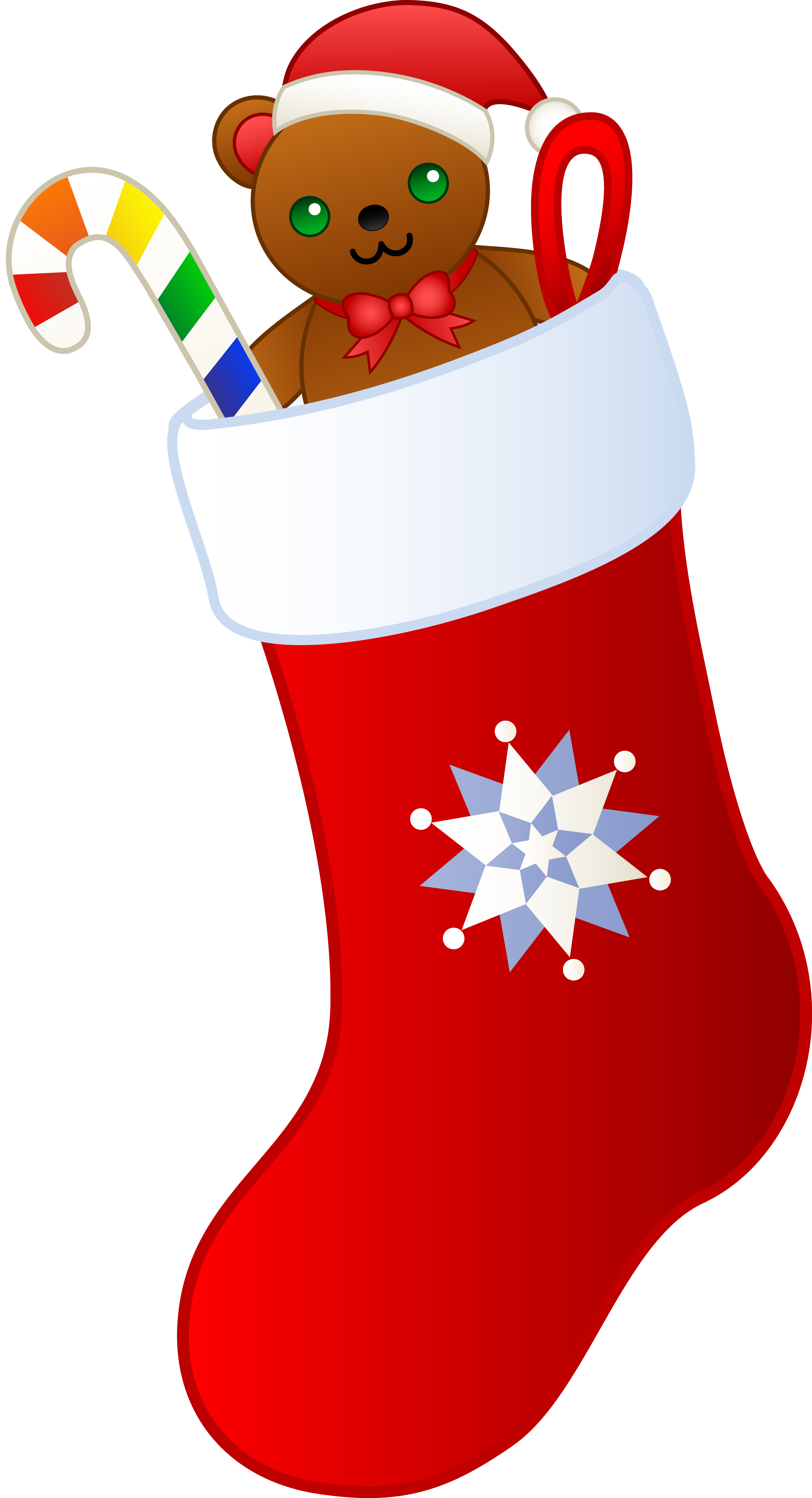4020x7412 Free Christmas Stocking Clipart