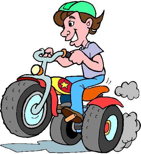 490x536 Quad Bike Survival Clipart