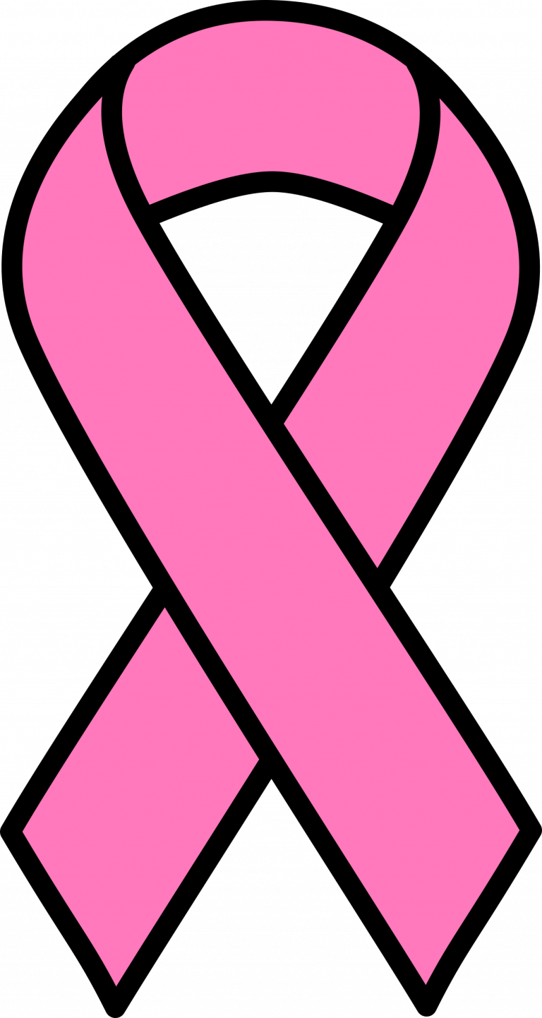 768x1442 Lofty Design Pink Ribbon Clip Art Breast Cancer Survivor Clipart