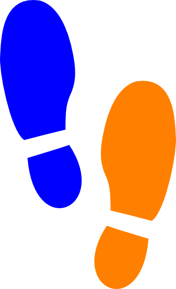 360x590 Shoe Print Clip Art