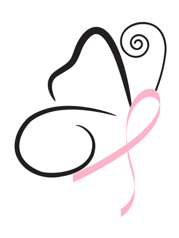 360x480 Breast Cancer Ribbon Pink Ribbon Survivor Clipart Kid
