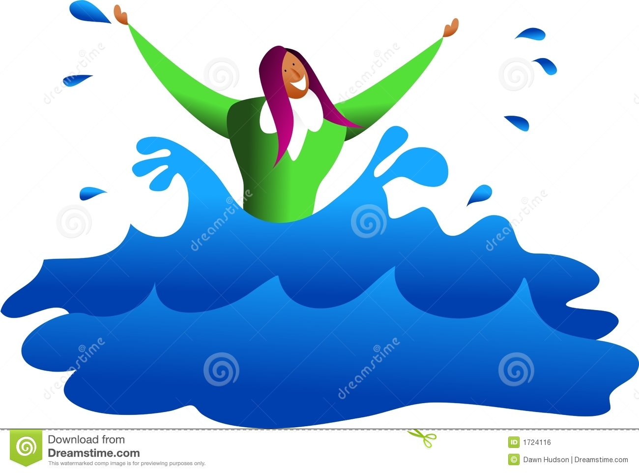 1300x961 Woman Drowning Clipart