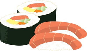 300x179 Free Sushi Clipart Image 0071 0807 0914 5219 Food Clipart