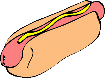 361x268 Hot Dog Clip Art