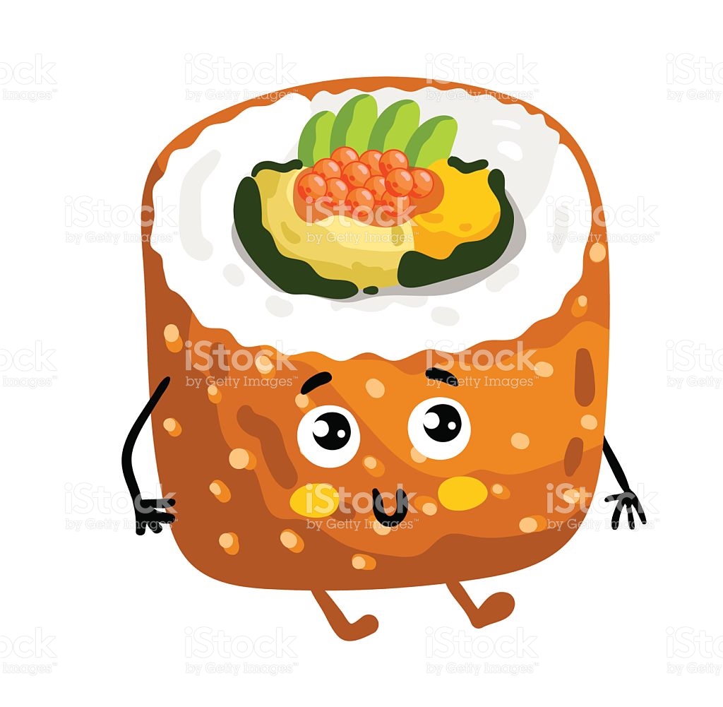 1024x1001 Sushi Clipart Funny
