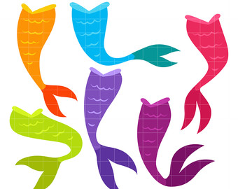 340x270 Mermaid Tail Clipart Etsy