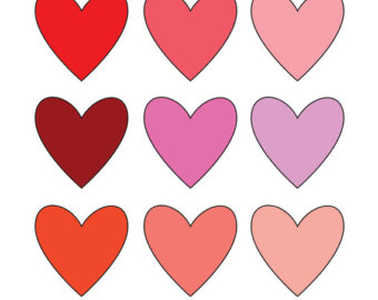 340x270 Valentine's Day Hearts Clipart Clip Art Love Clipart Clip