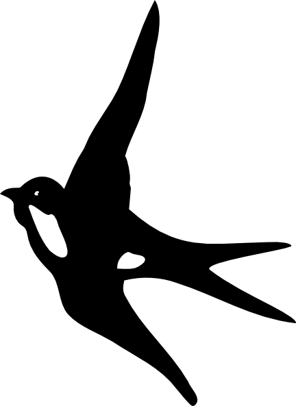 432x593 Swallow Clip Art