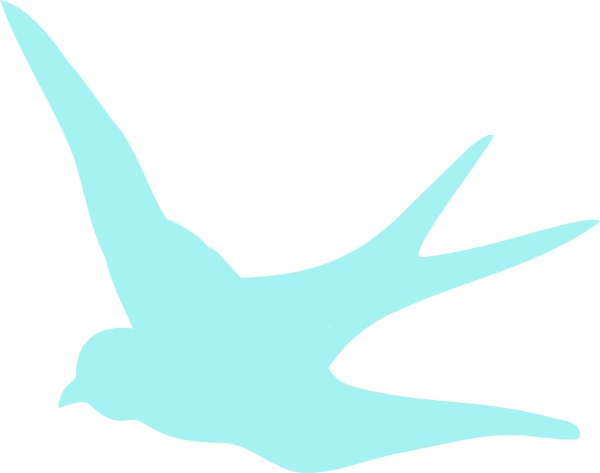 600x473 Blue Swallow Clip Art
