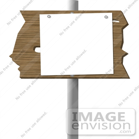 450x450 Blank Sign On A Pole Clipart