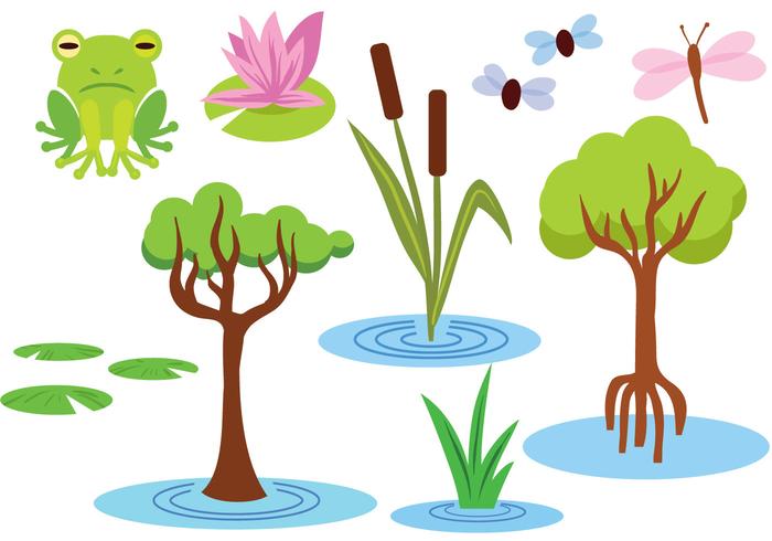 700x490 Free Swamp Vectors