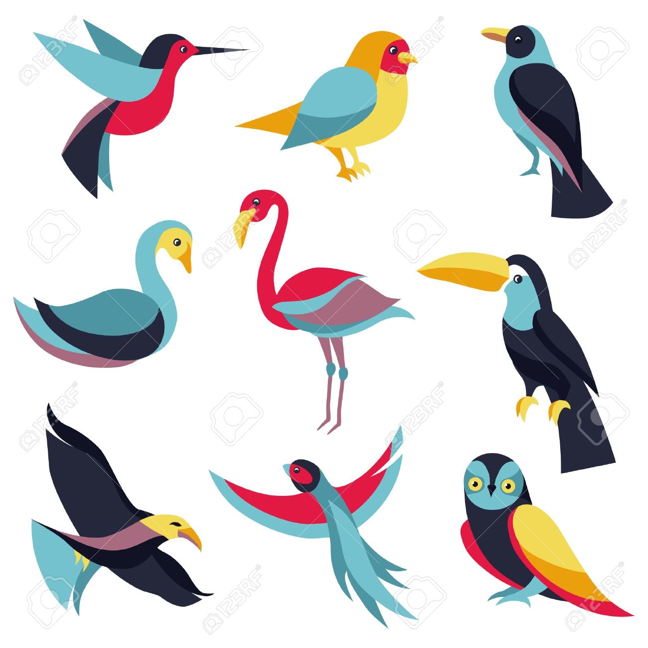 1300x1300 Swan Clipart Animated