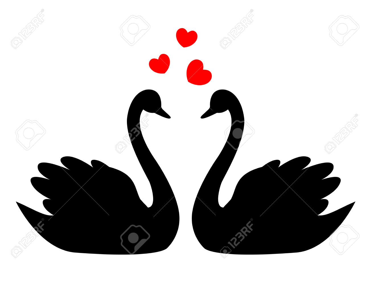 1300x1011 Top 54 Swan Clip Art
