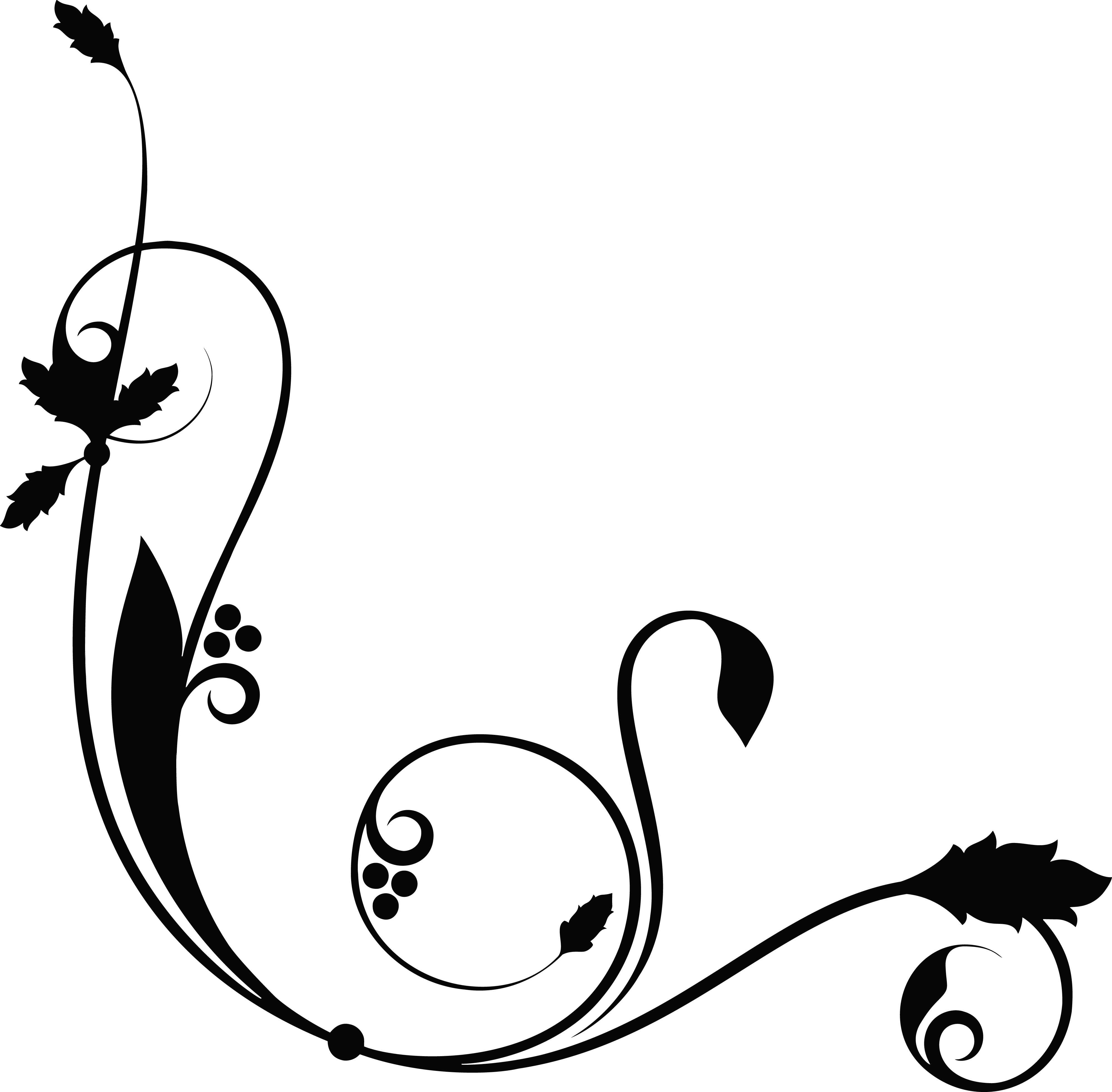 4000x3929 Clipart Of A Decorative Border