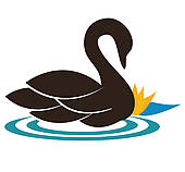 170x158 Swan Clip Art
