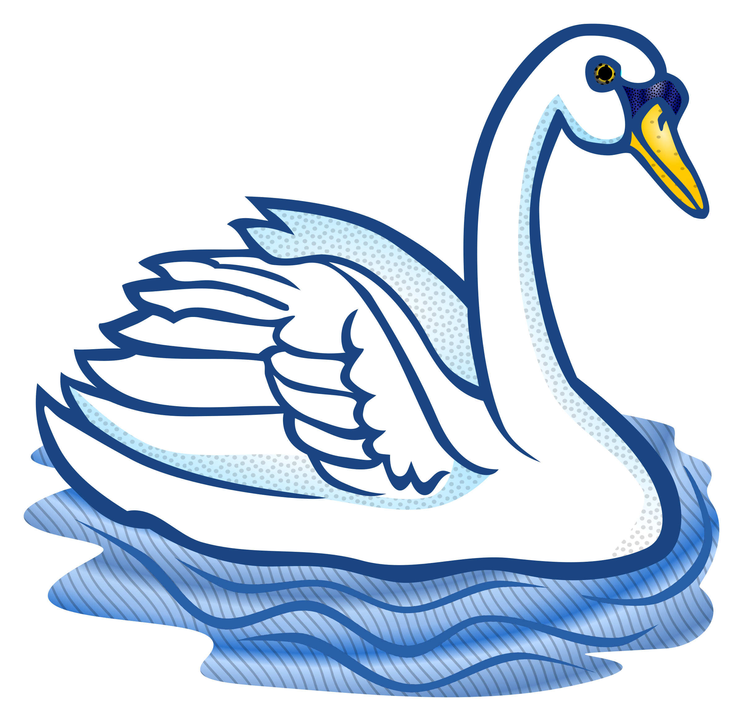 2400x2327 Swan Clipart