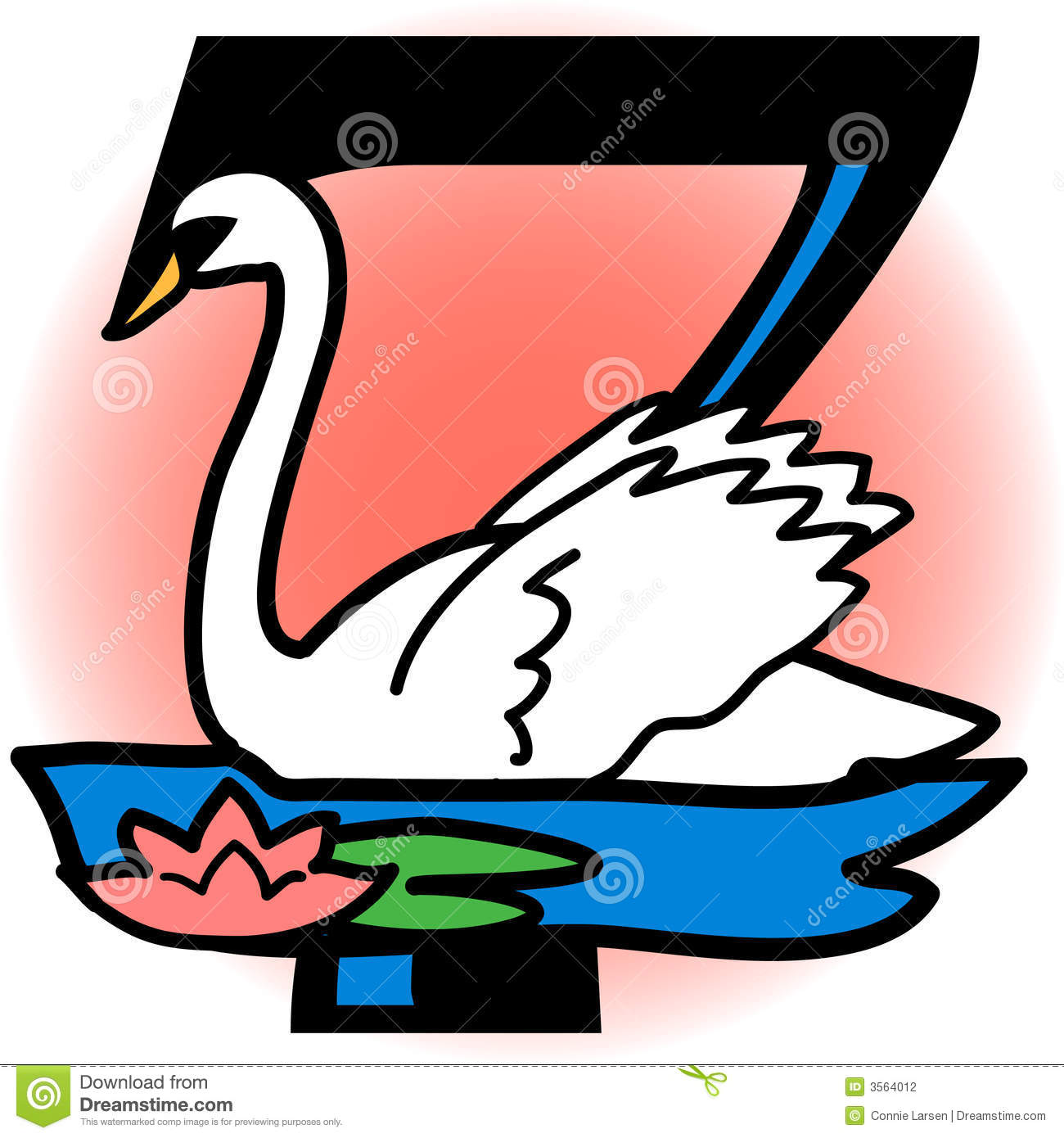 1300x1390 Swan Clipart Swimming