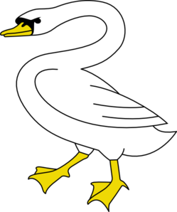249x298 Swan 6 Clip Art