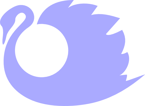 600x440 Swan Clip Art