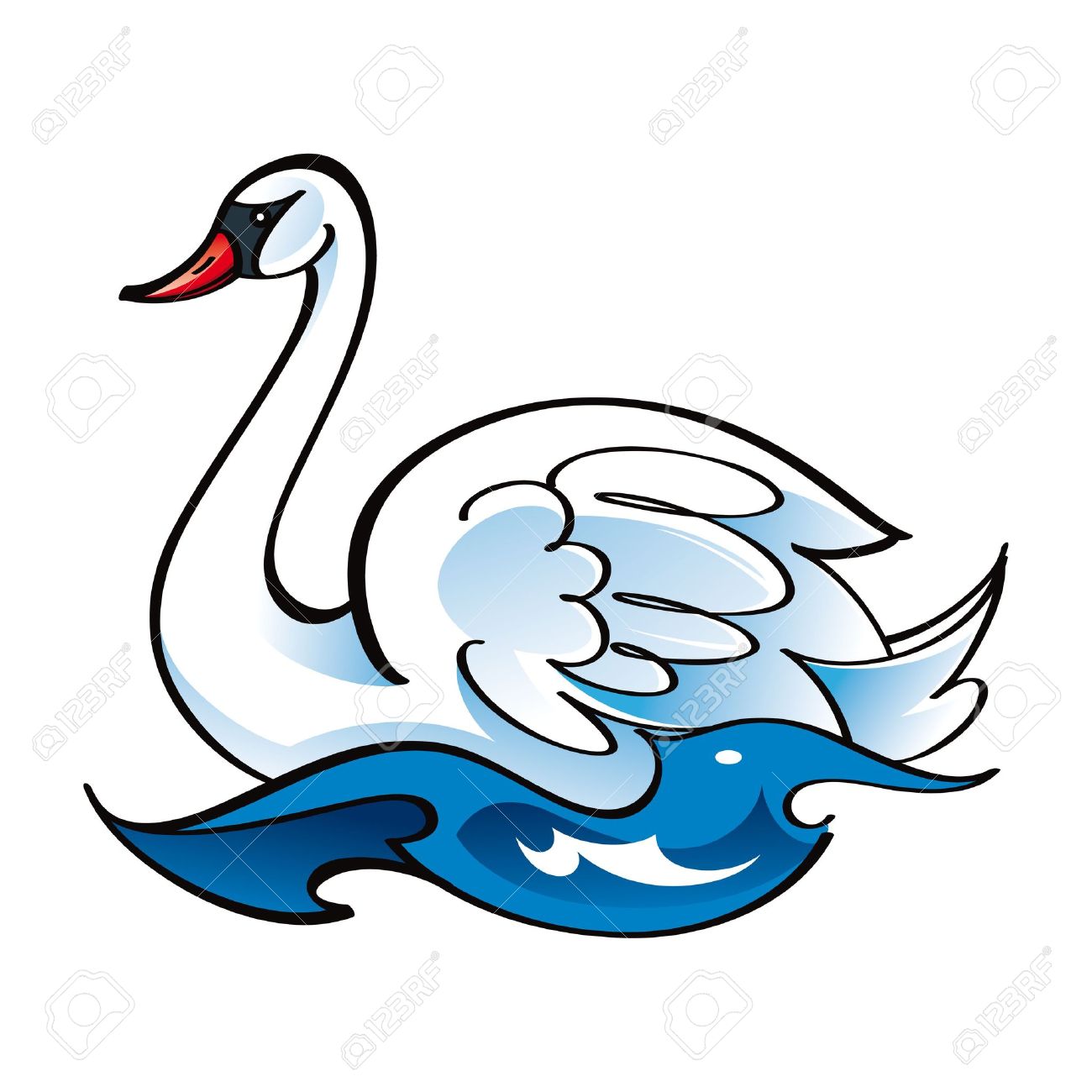 1300x1300 Swan Clipart Beautiful Swan
