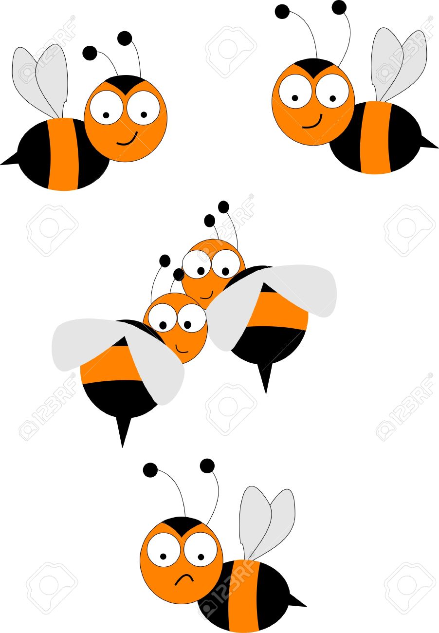 902x1300 Bees Clipart Swarm Bee