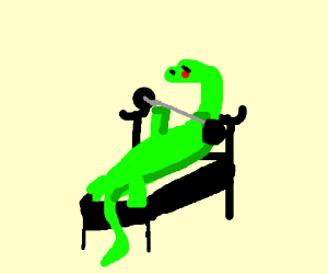 300x250 Sweaty Dinosaur