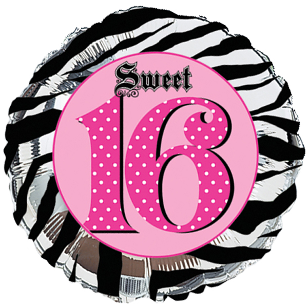 600x600 Party Clipart Sweet 16