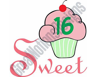 340x270 Sweet 16 Svg Etsy
