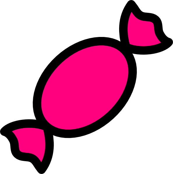 594x598 Pink Candy Clip Art