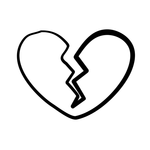 512x512 Broken Heart Clipart Sweetheart 2629538