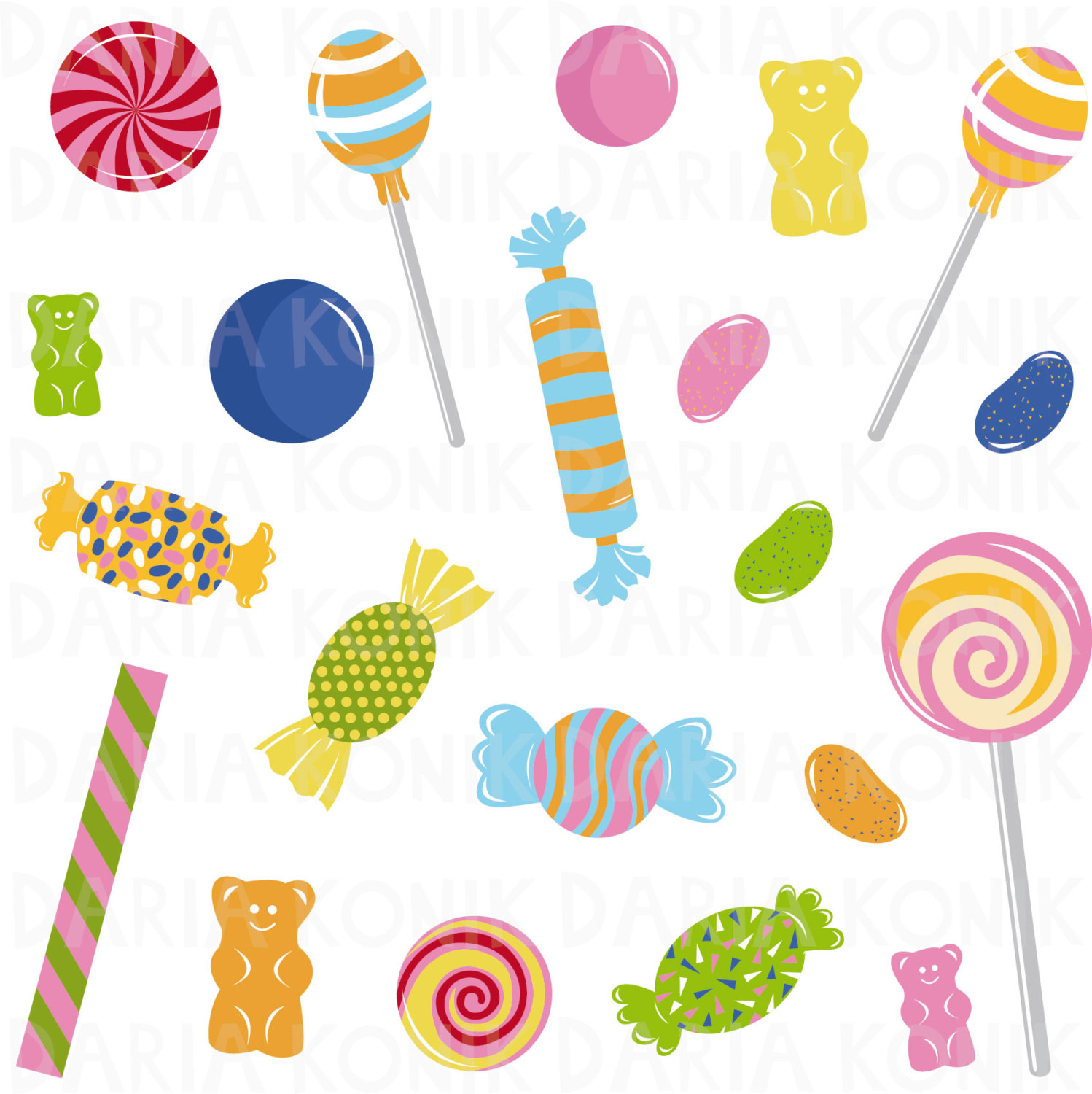 1498x1500 Sweets Clipart Candy