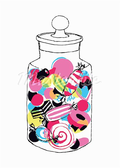 392x550 Sweets Clipart Jar