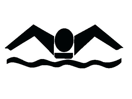 512x384 Swim Clipart Teenage Girl In A Swim Suit Holding Surf Board Waving