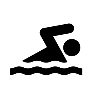 300x300 Swimmer White Clip Art
