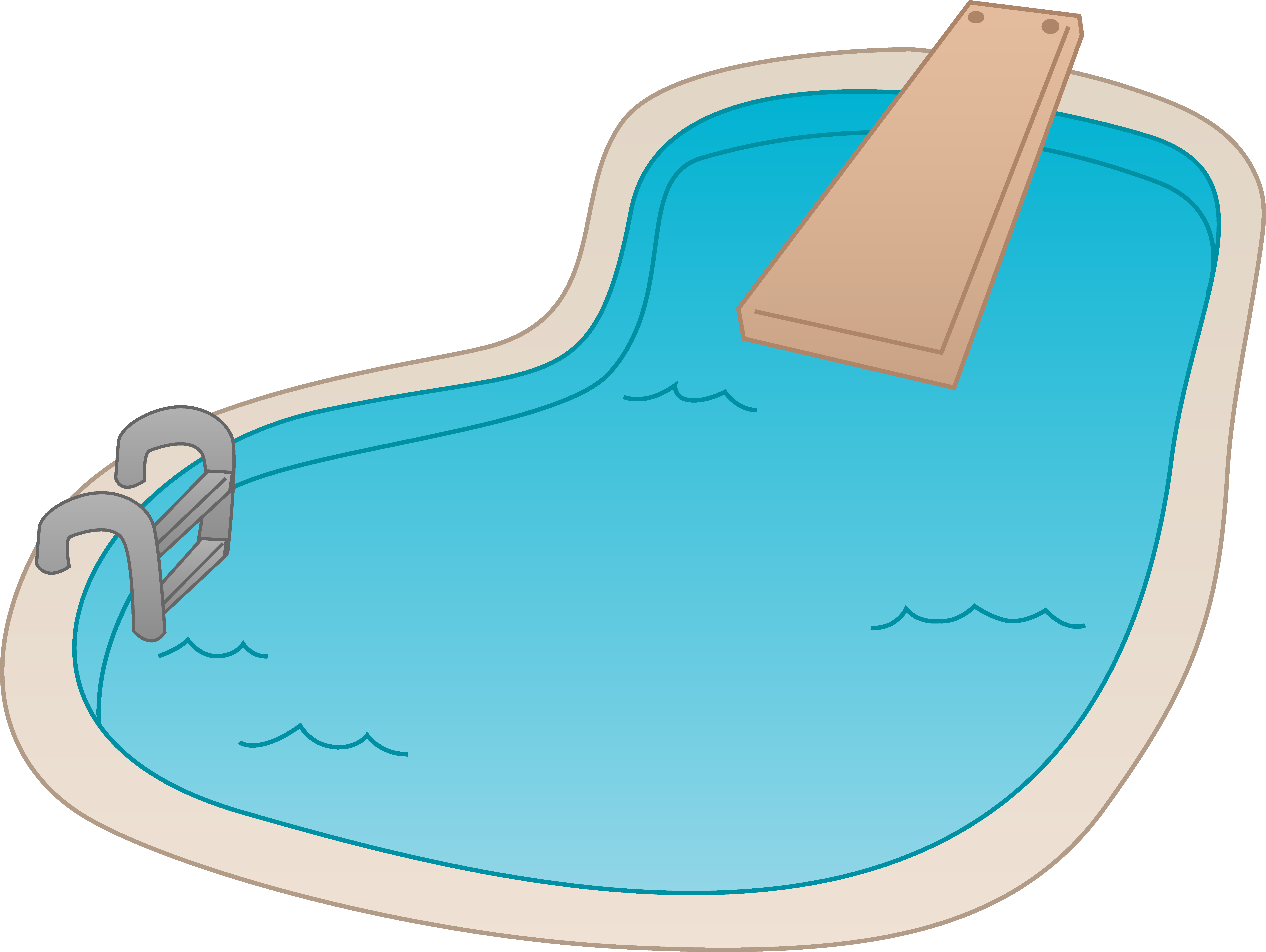 8339x6274 Swimming Pool With Diving Board