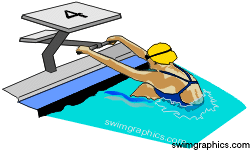 250x150 Swimming Clipart Backstroke