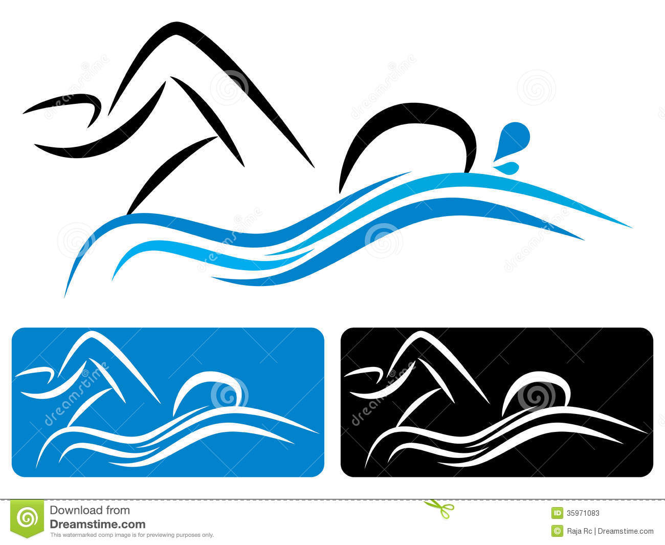 1300x1065 Swimming Logo Clip Art