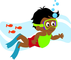 300x254 Cartoon Clipart Swimmer