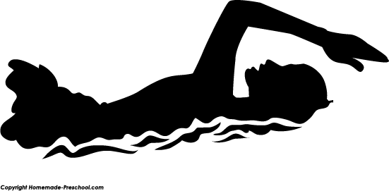 551x271 Graphics For Swimming Silhouette Graphics