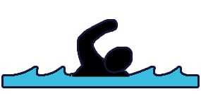 285x133 Women Swimmer Clipart