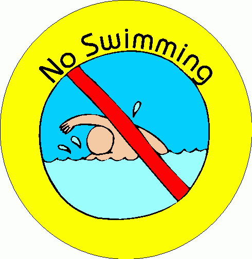 490x505 No Swimming Sign Clip Art Cliparts