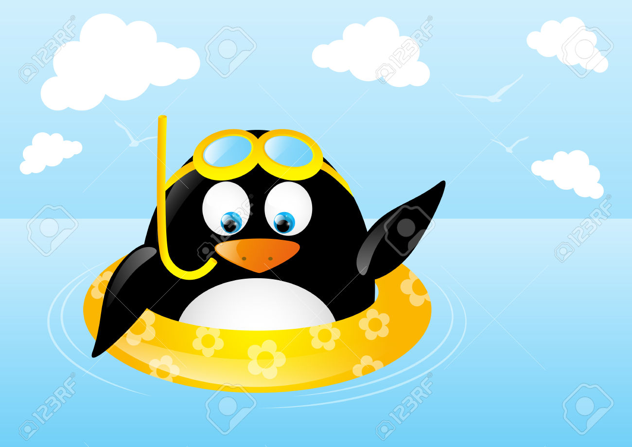 1300x919 Swimming Clipart Funny